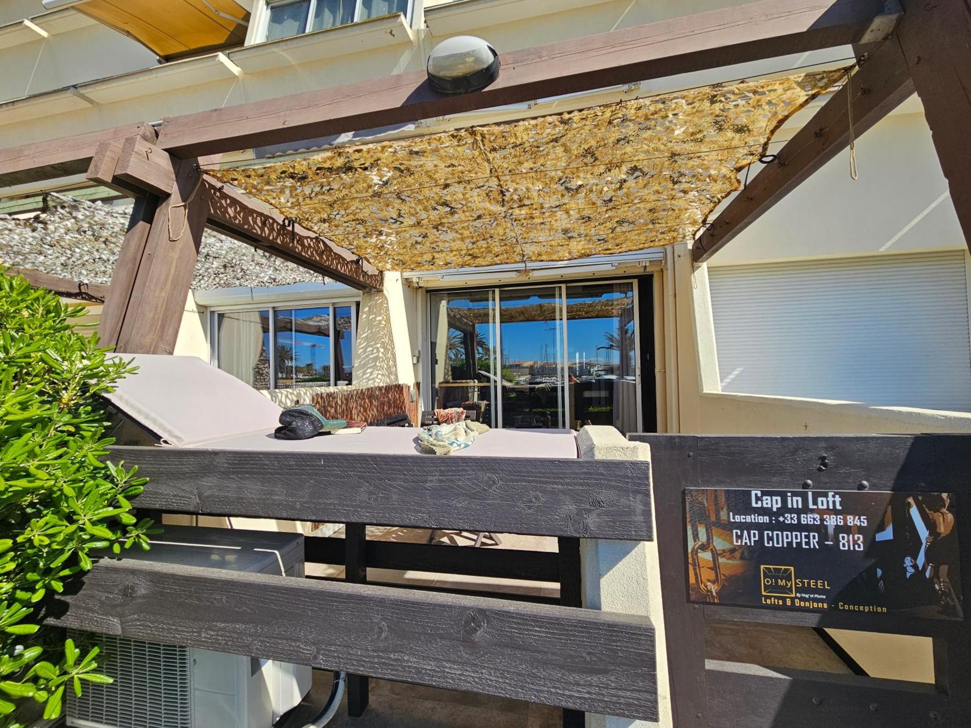 Apartment Naturist Cap In Loft Agde Kültér fotó